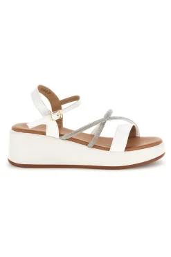 Sandali bianchi con platform Cafè cost 80882-CAFE' COST Sale