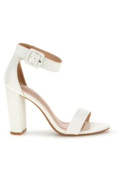 Sandali bianchi con tacco alto e cinturino CV98111-FIRST LADY Outlet