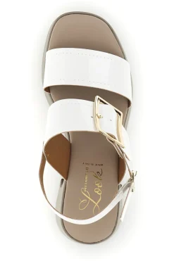 Sandali Bianchi con tacco e fibbia MK3935435-PITTARELLO LOOK Discount