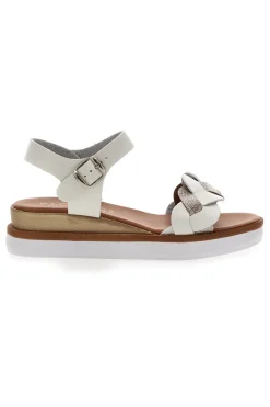 Sandali Bianchi e Platino Con Platform 4,5 cm 3007-PLOCADI