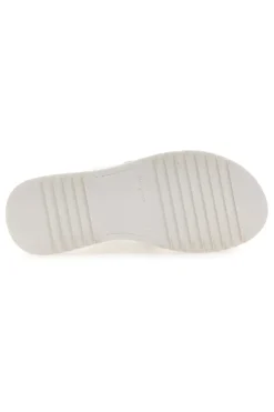 Sandali Bianchi in Pelle con Platform e Elastico Posteriore 54874-PITTARELLO Hot
