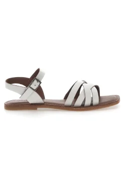Sandali Bianchi In Vera Pelle A99311102-PITTARELLO SUN Online