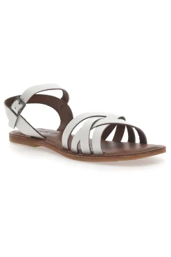 Sandali Bianchi In Vera Pelle A99311102-PITTARELLO SUN Online