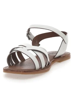 Sandali Bianchi In Vera Pelle A99311102-PITTARELLO SUN Online