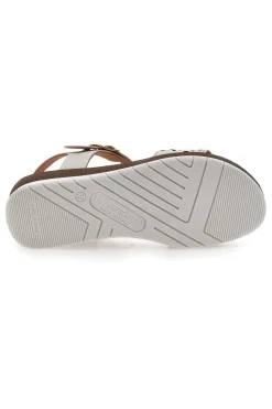 Sandali Bianchi Perlati con Platform 7194P-LINEA COMODA Discount