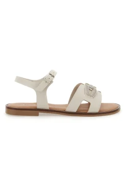Sandali Bianco Avorio da Donna 5428-LE HAVRE PARIS Discount