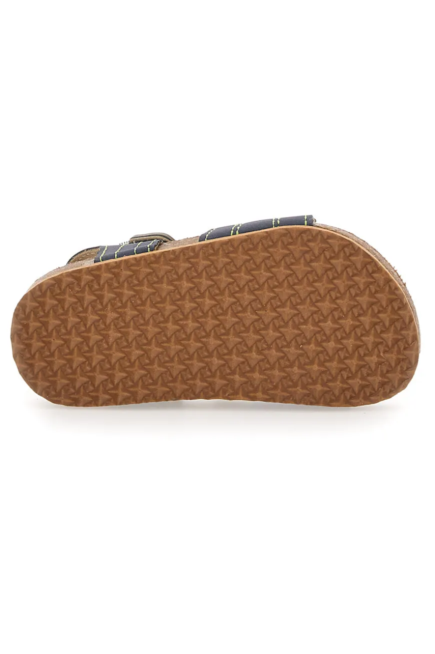 Sandali Blu con chiusura a strappo PITT KIDS 14128