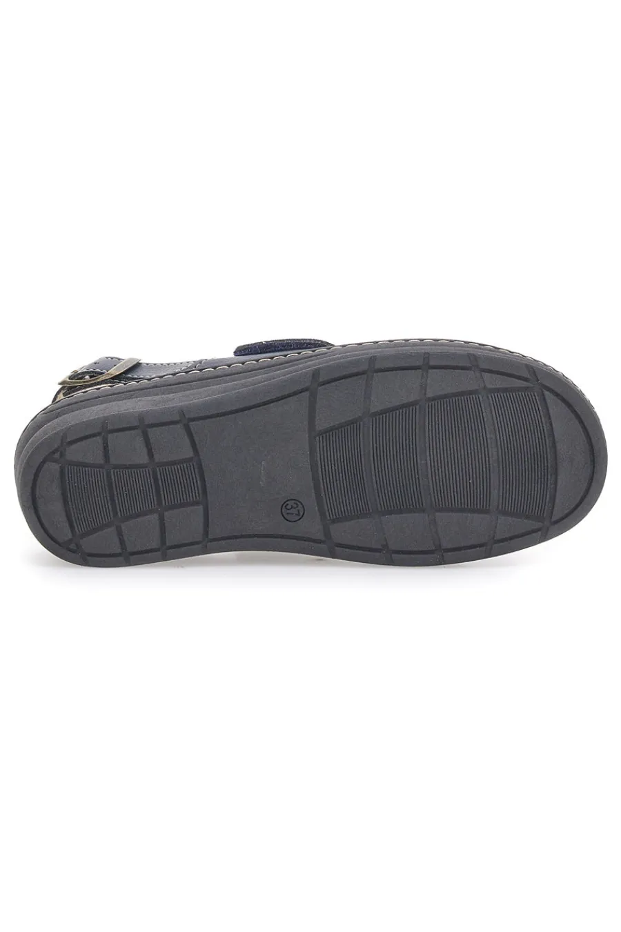 Sandali Blu con Cinturino e Sottopiede in Pelle 182-PRIMA RIGA Hot