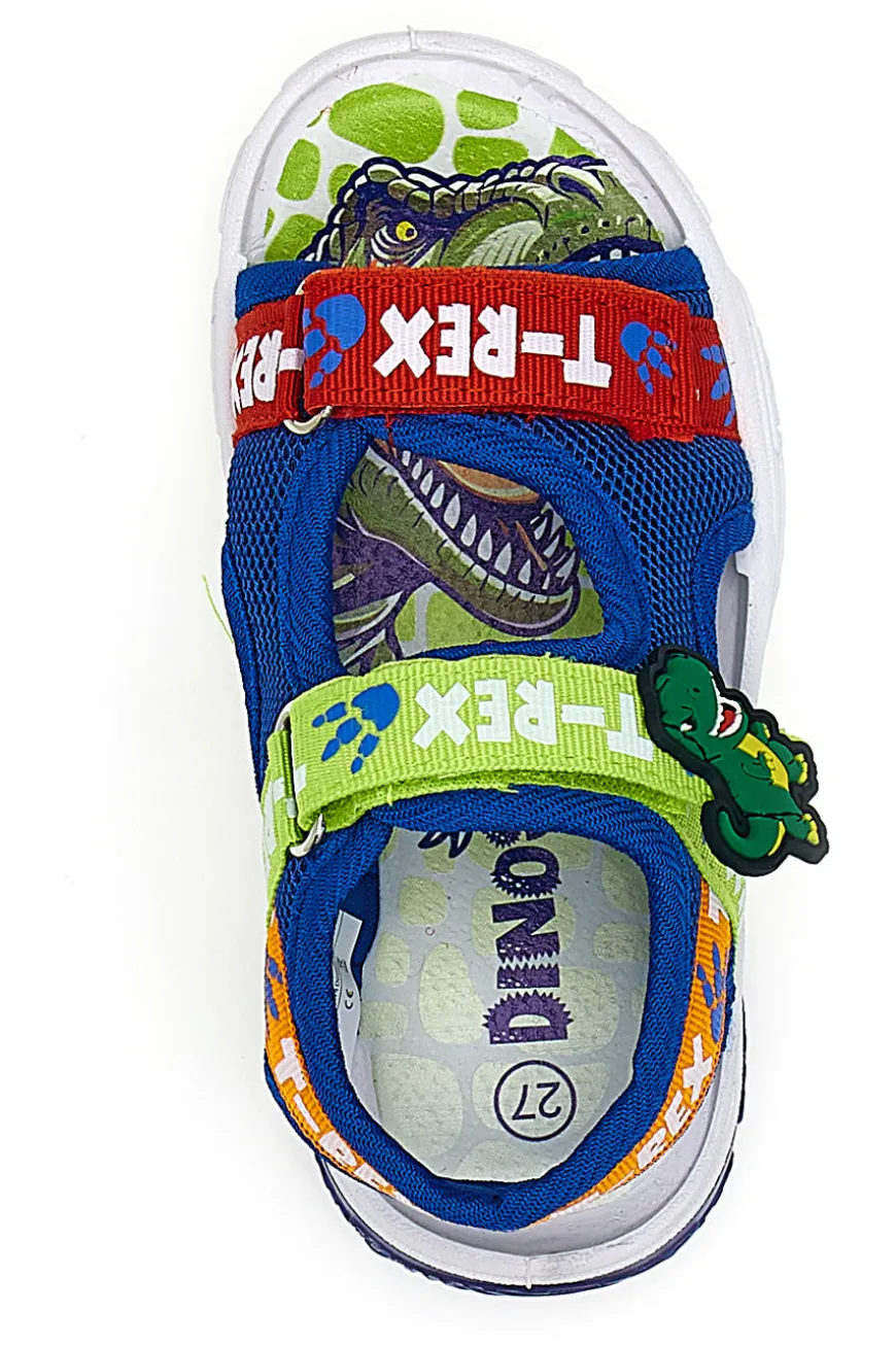 Sandali Blu Con Luci Dinosaur S8020131