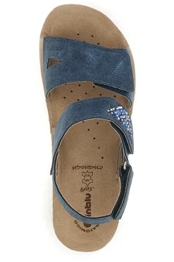 Sandali blu con plantare anatomico 66 FC-INBLU Best
