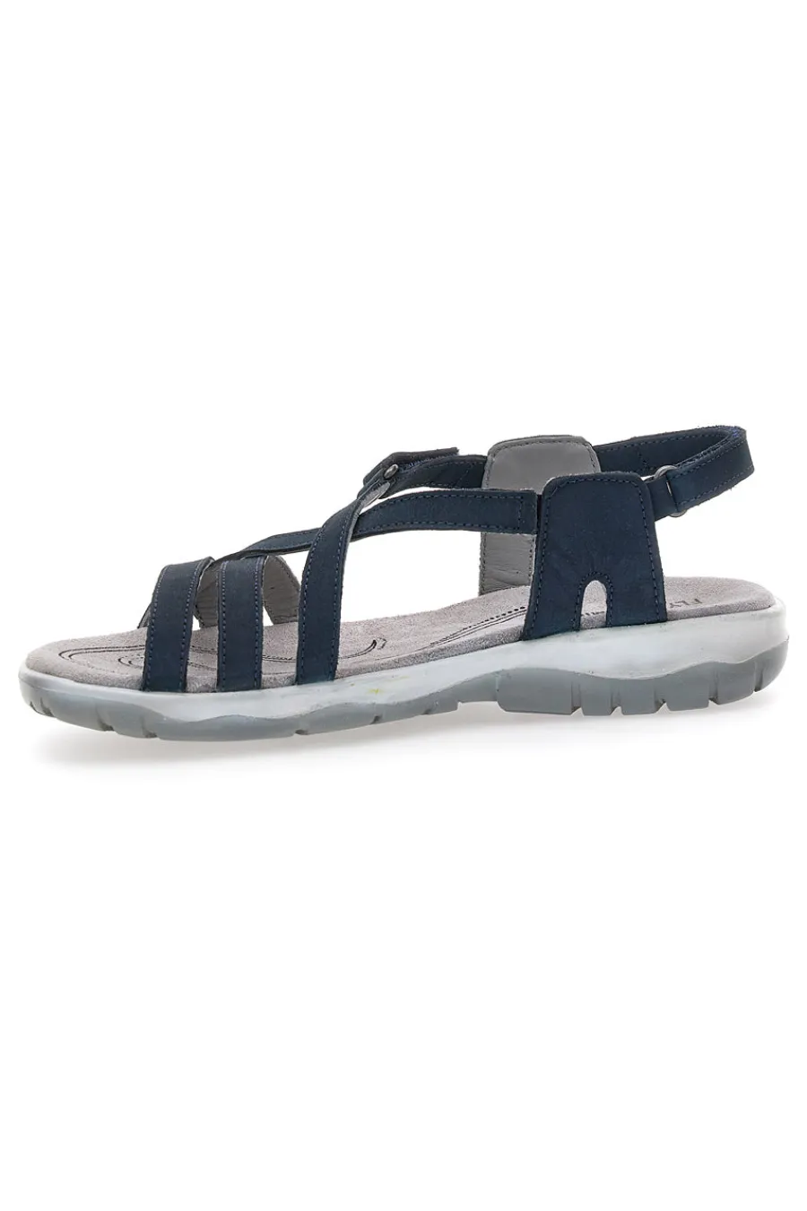 Sandali Blu Con Sottopiede in Vera Pelle 65-FLY DINAMIC Hot