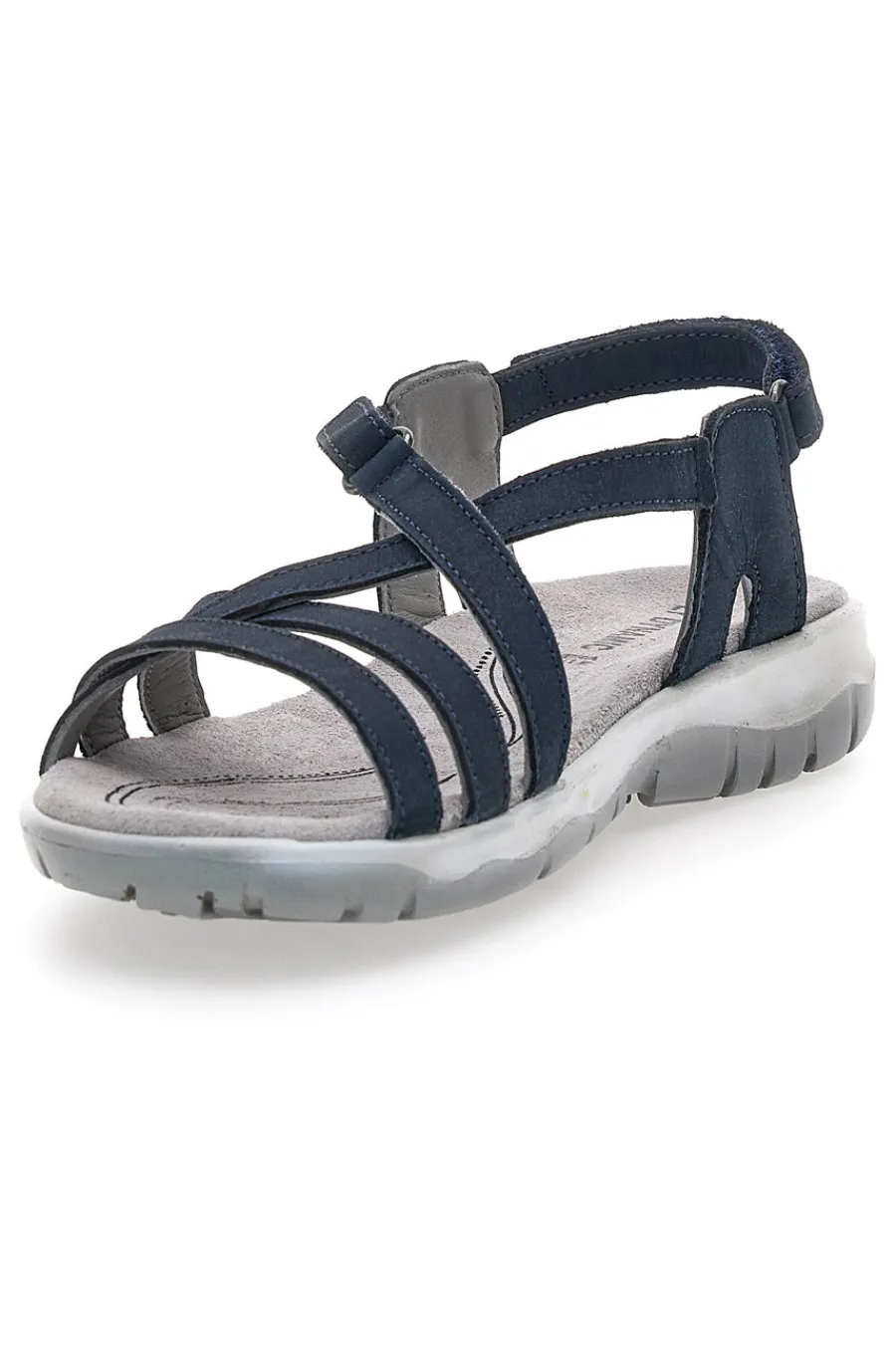 Sandali Blu Con Sottopiede in Vera Pelle 65-FLY DINAMIC Hot