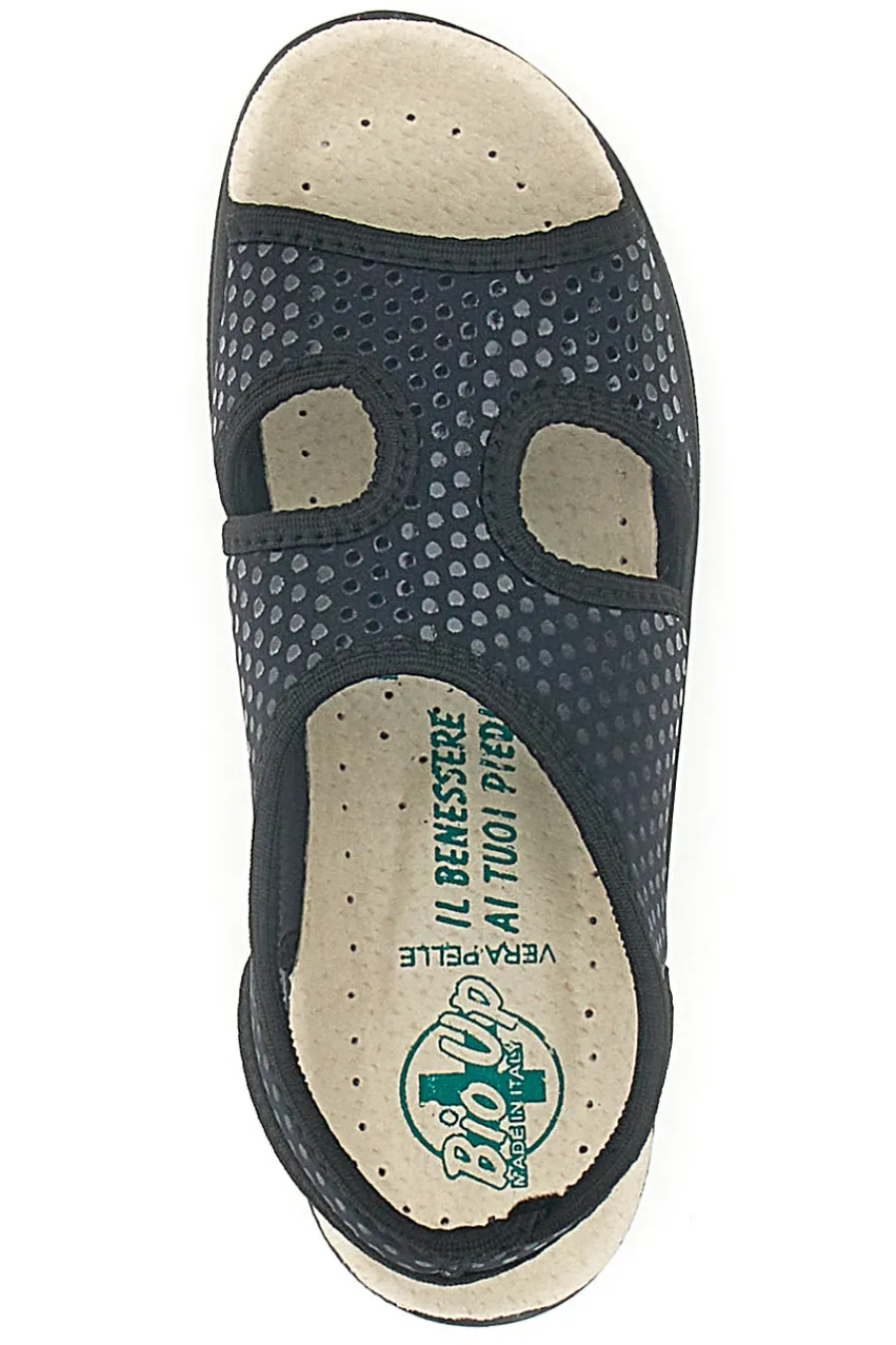 Sandali Blu con Tomaia in Vera Pelle 721-BIO UP Best