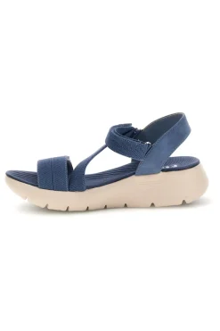 Sandali blu con zeppa e fasce regolabili 7-FIRST ACTIVE Sale
