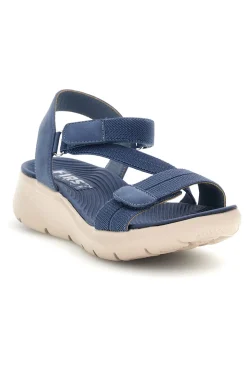 Sandali blu con zeppa e fasce regolabili 7-FIRST ACTIVE Sale