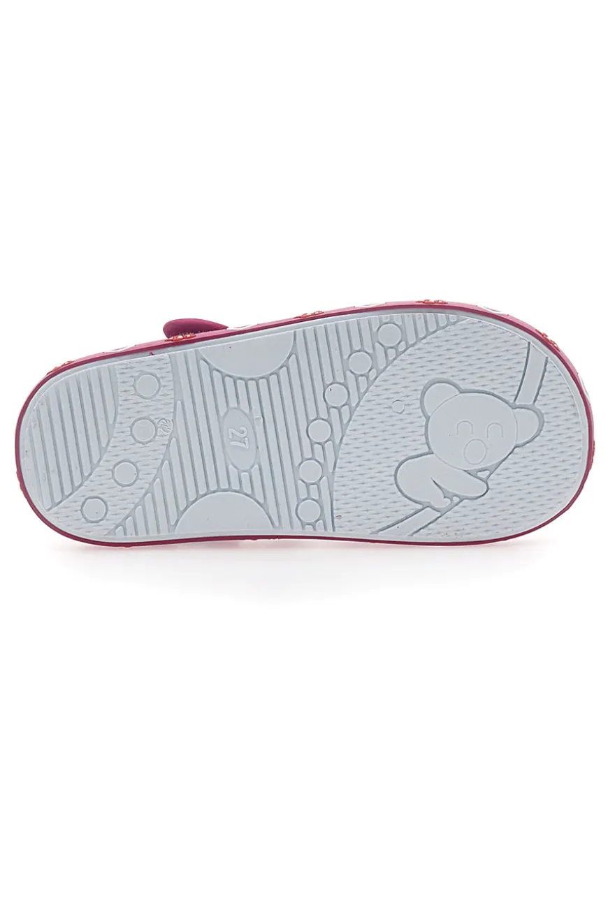 Sandali blu e fuxia in tessuto Pitt Kids PK2871B