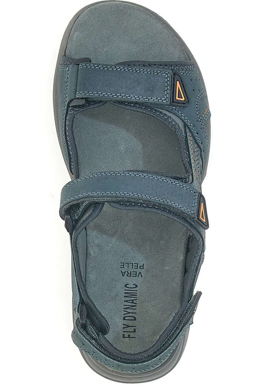 Sandali blu sportivi traforati con strappi Fly Dynamic FD505
