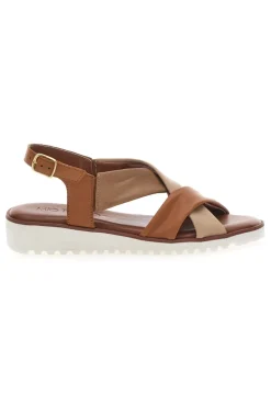 Sandali con Tomaia a Fascia In Vera Pelle 24A030-MIO TEMPO Online