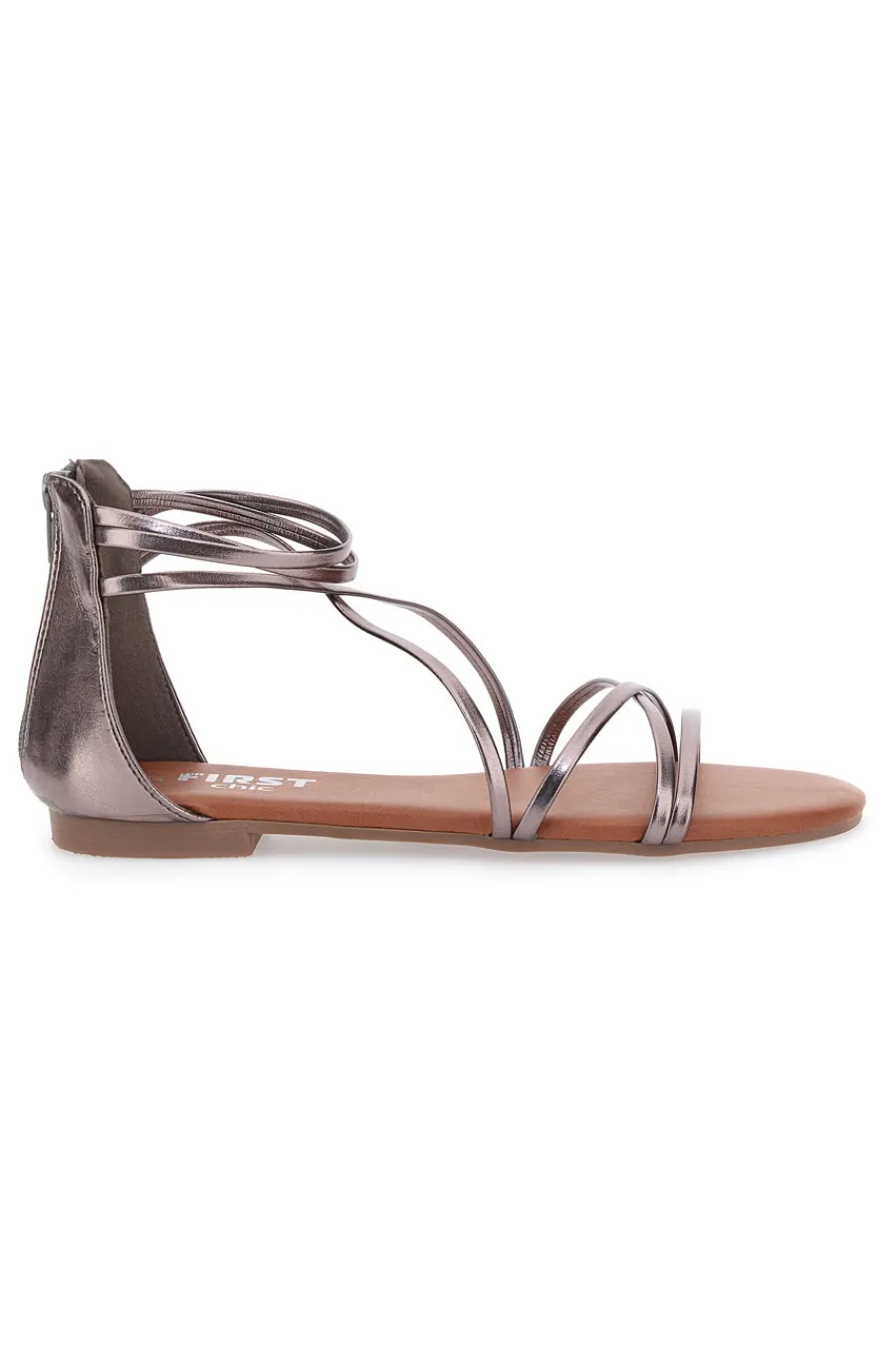 Sandali Bronzo Con Suola Flat 1211-THE FIRST CHIC Sale