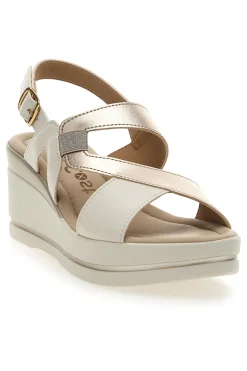 Sandali Champagne con Zeppa 7cm MK3313258-PITTARELLO LOOK Hot