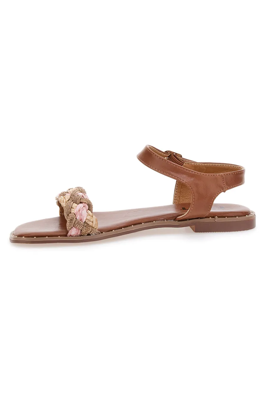 Sandali Cognac con Treccia 92119-THE FIRST Best