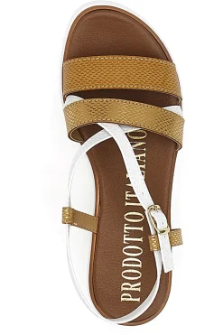 Sandali Cognac Made In Italy 4827-MIO TEMPO Outlet