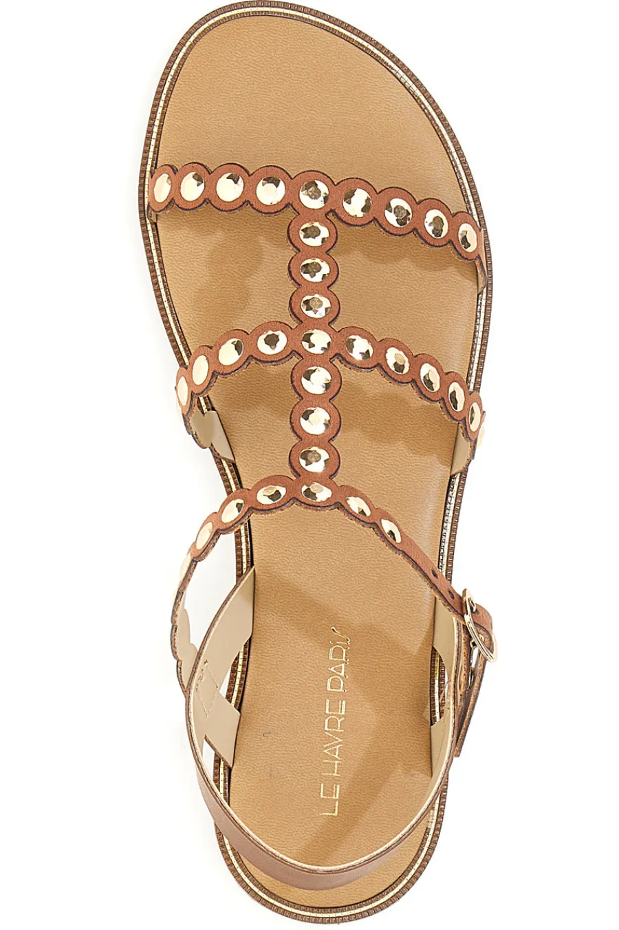 Sandali Color Cuoio da Donna 2072-LE HAVRE PARIS Outlet