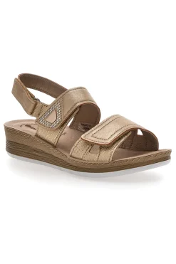 Sandali Comfort Gold da Donna 55 FC-INBLU Outlet