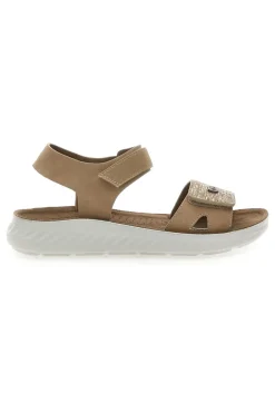 Sandali con Chiusura in Velcro Beige J533338-ECO BIO New