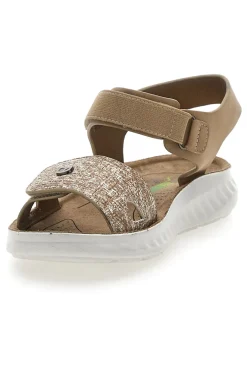 Sandali con Chiusura in Velcro Beige J533338-ECO BIO New