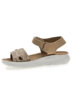 Sandali con Chiusura in Velcro Beige J533338-ECO BIO New