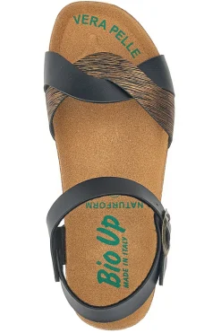 Sandali con Cinturino Neri 22711-BIO UP Discount