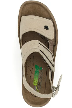 Sandali con Cinturino Slingback Taupe J532414-ECO BIO Best