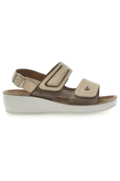 Sandali con Cinturino Slingback Taupe J532414-ECO BIO Best