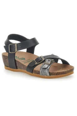 Sandali con Fibbie Neri 22310-BIO UP Best