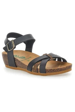 Sandali con Fibbie Neri 22310-BIO UP Outlet