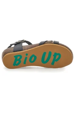 Sandali con Fibbie Neri 22310-BIO UP Outlet