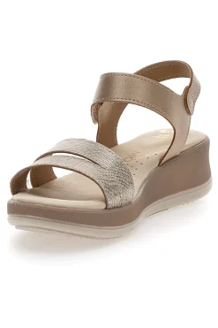 Sandali con Platform Gold 543139-MIO TEMPO Discount