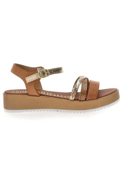 Sandali con Platform Marroni 4194-MIO TEMPO Discount