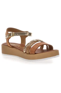 Sandali con Platform Marroni 4194-MIO TEMPO Discount