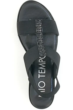 Sandali con Platform 2210 Neri-MIO TEMPO Clearance
