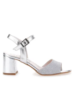 Sandali con Tacco Argento 4214-PITTARELLO GLAM