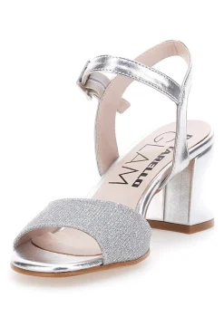 Sandali con Tacco Argento 4214-PITTARELLO GLAM