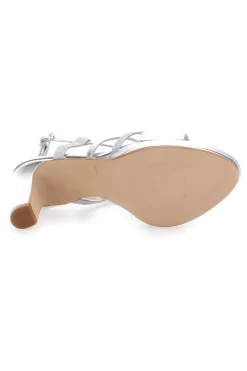 Sandali con Tacco argento 114-PITTARELLO LOVE New