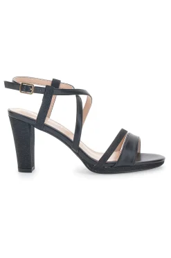 Sandali con Tacco Neri 421-FIRST LADY Best