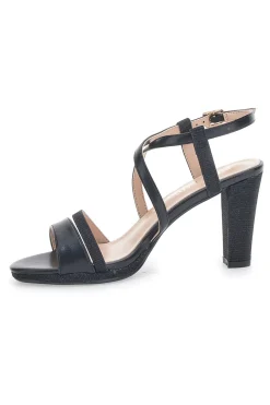 Sandali con Tacco Neri 421-FIRST LADY Best