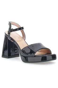 Sandali con Tacco Neri 12382-GALIA Outlet