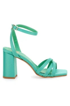 Sandali con tacco 2333 Menta-PITTARELLO ELITE Discount
