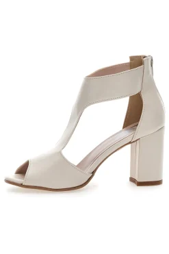 Sandali con Tacco 519 Panna-PITTARELLO LOVE Hot