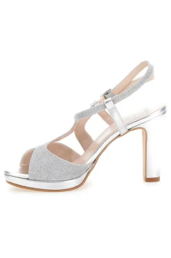 Sandali con tacco 4580 Argento-PITTARELLO LOVE Hot